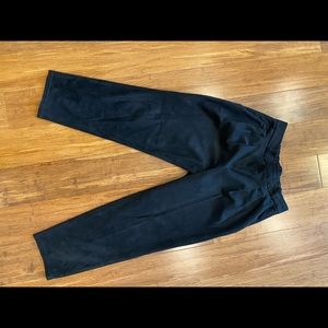 Aritzia black suede pants